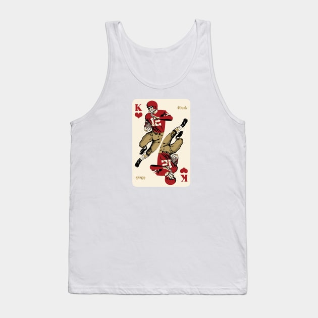 San Francisco 49ers King of Hearts Tank Top by Rad Love